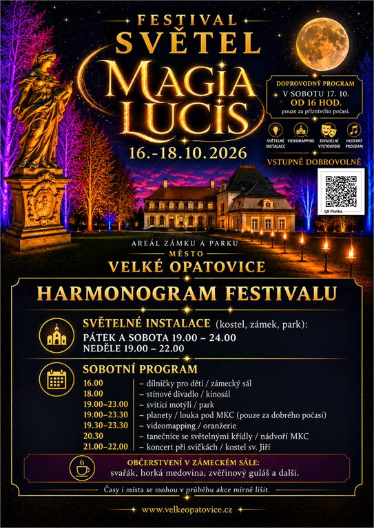 MAGIA LUCIS - Festival světel, 16.-18. října