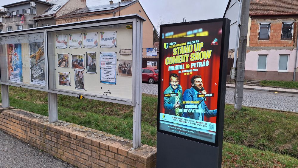 Navigační infopanel V.Opatovice