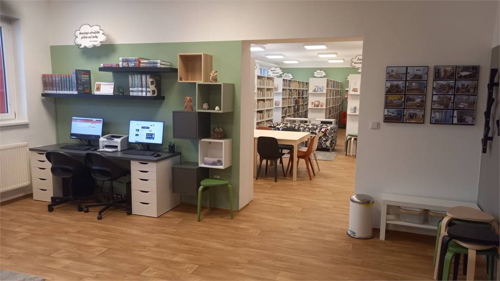 Rekonstrukce vnitřního vybavení knihovny Velké Opatovice