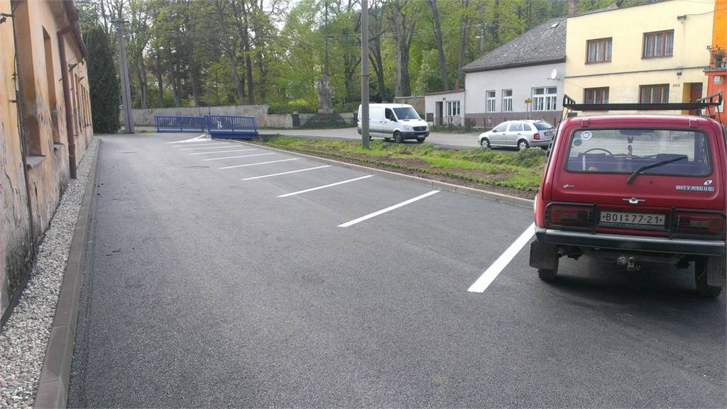 Revitalizace parkovací plochy ve Městě Velké Opatovice - ulice Žleb